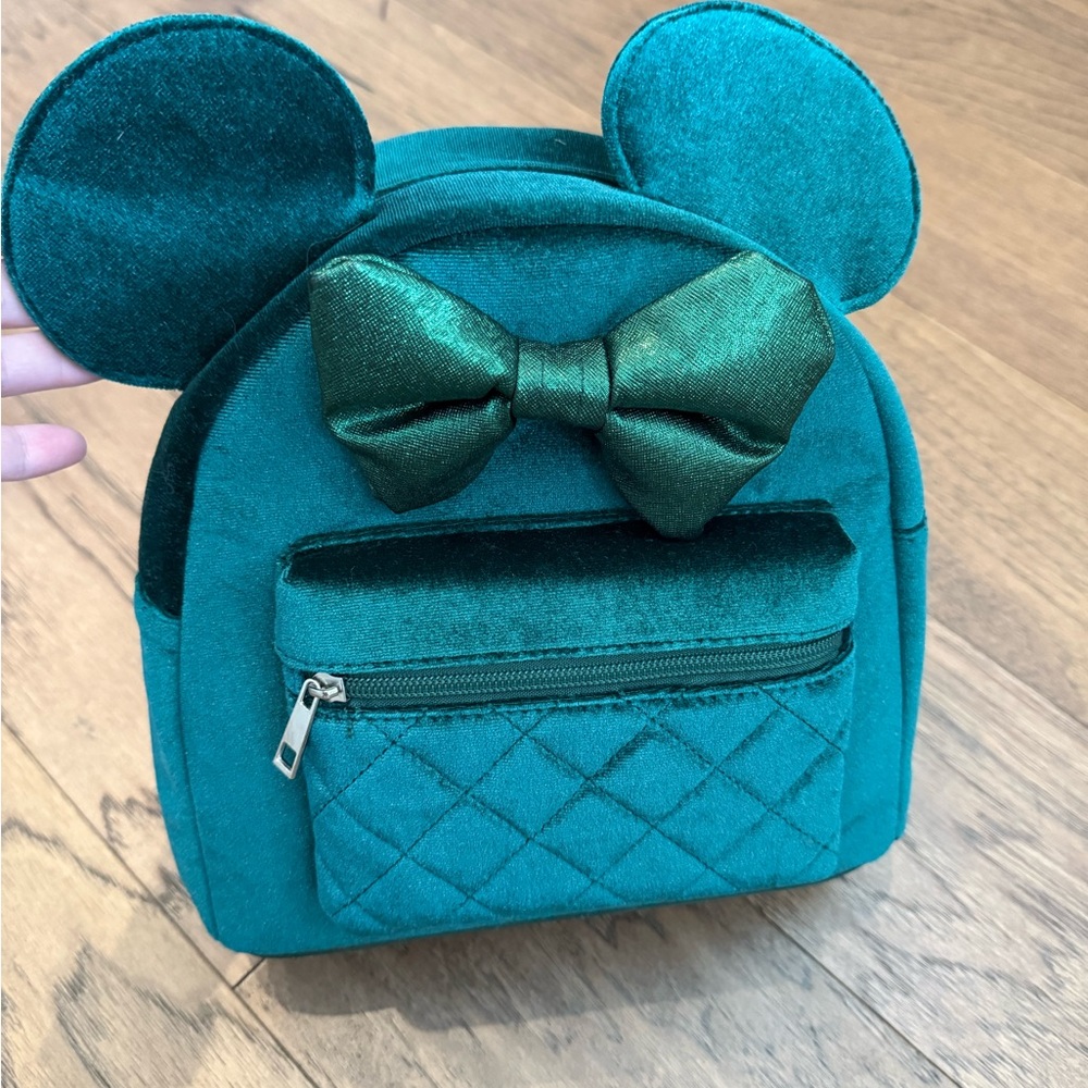 Disney Teal Backpack with Bow and Ears